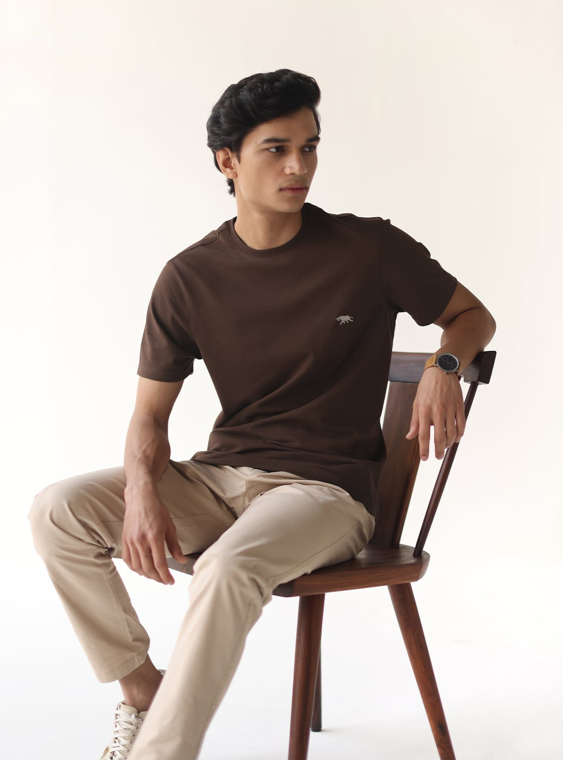 Chestnut Pique Crew - Earth Theme