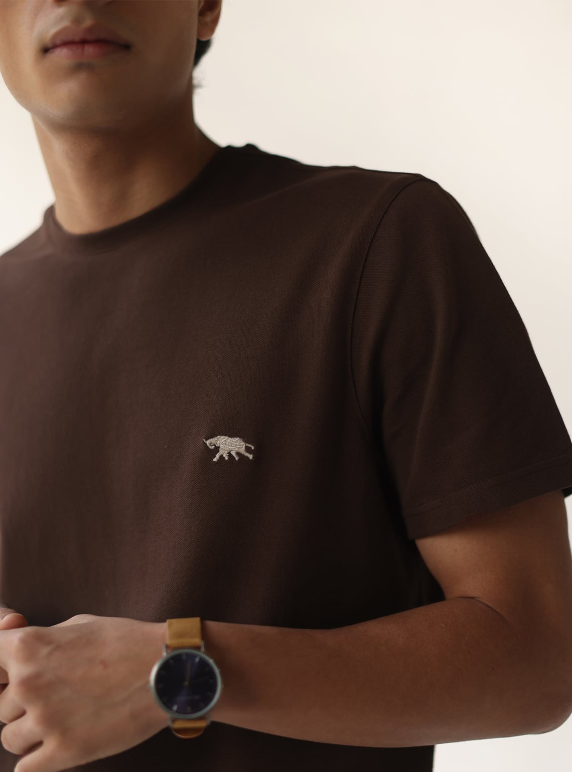 Chestnut Pique Crew - Earth Theme